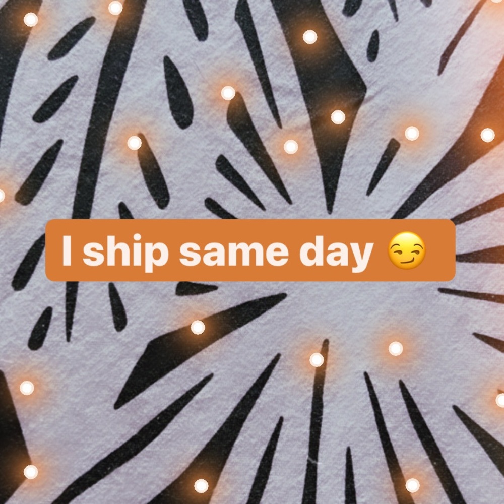Same day shipping!
